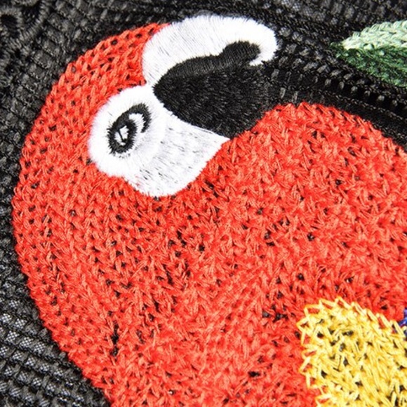 The Dilaka Colorful Tropical Dress Medium - Picture 7 of 10